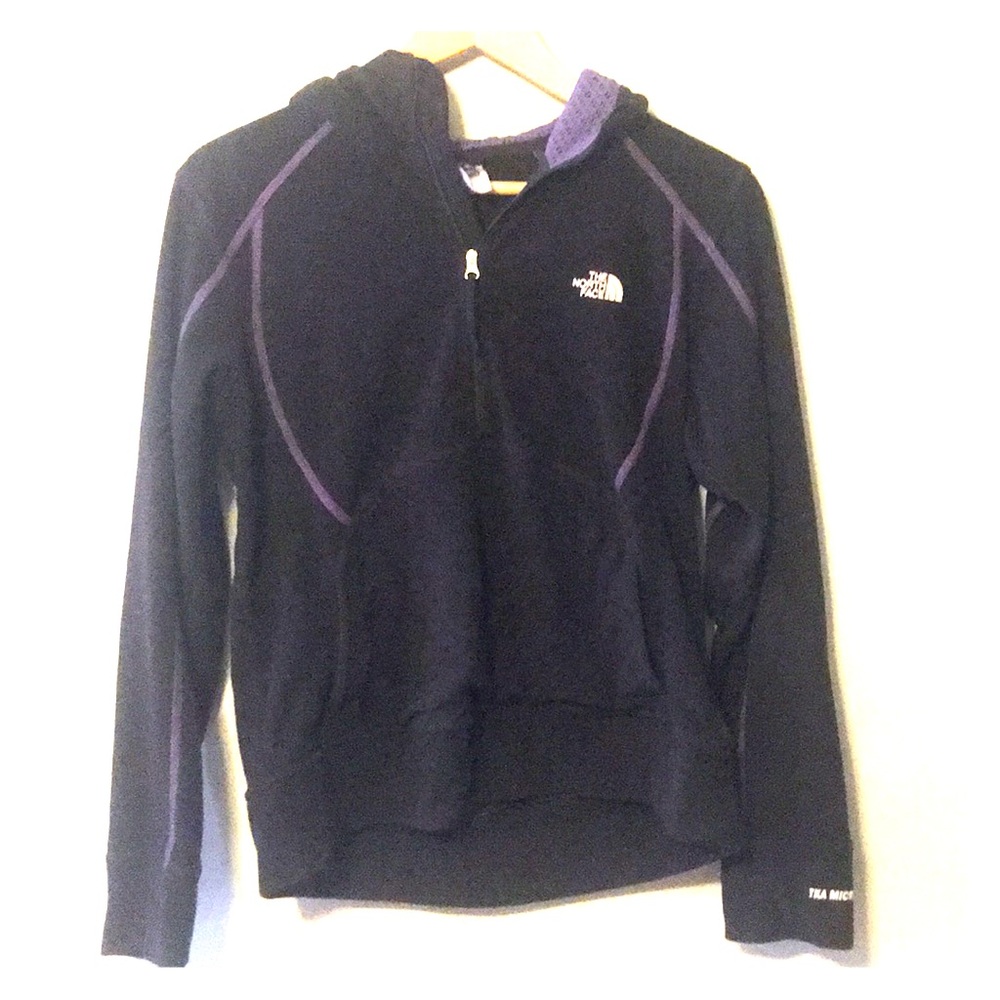 The North Face TKA Micro fleece 1/4 zip hoodie
